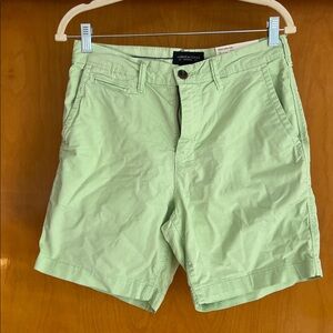 Hollister Next Level Flex Khaki Green Shorts